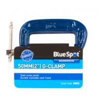 BlueSpot 50mm (2″) Fine Thread G-Clamp