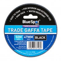 BlueSpot 47mm x 50M Trade Gaffa Tape Black
