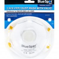 BlueSpot 3 PCE FFP2 Dust Mask With Valve
