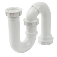 Floplast white S trap 76mm seal x 32mm TS37