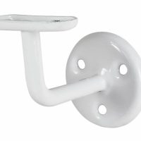 WHITE HANDRAIL BRACKET 63MM