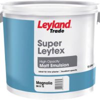 LEYLAND SUPER LEYTEX MATT MAGNOLIA 15L