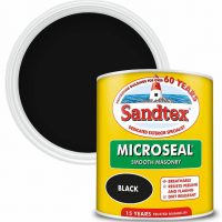 SANDTEX BLACK  MASONARY PAINT