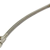 15MM X 1/2″ FLEXIBLE TAP CONNECTOR WITH ISOLATING VALVE 500MM