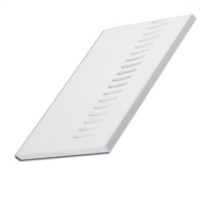 9″ VENTED SOFFIT BOARD WHITE 5MTR