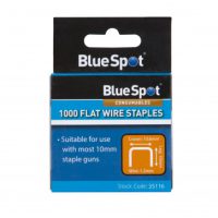 BlueSpot 10mm Crown Flat Wire Staples T50 Type