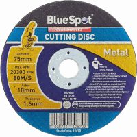 BLUE SPOT 75MM METAL CUTTING DISC